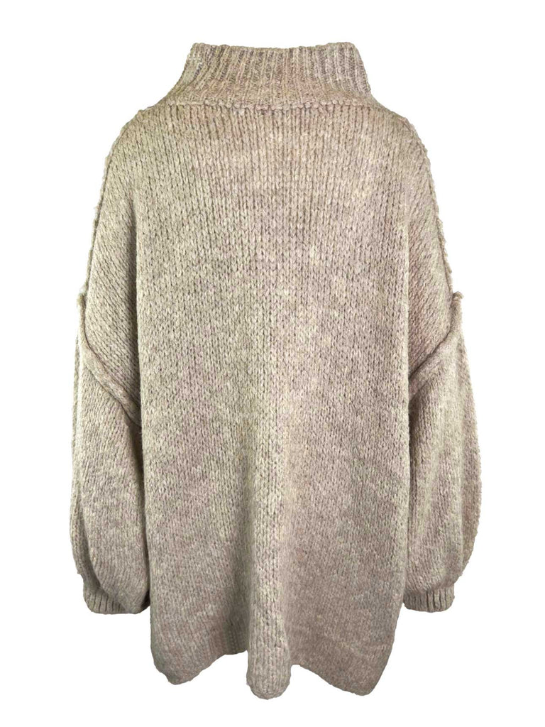 Pullover Lea beige, Ansicht hinten