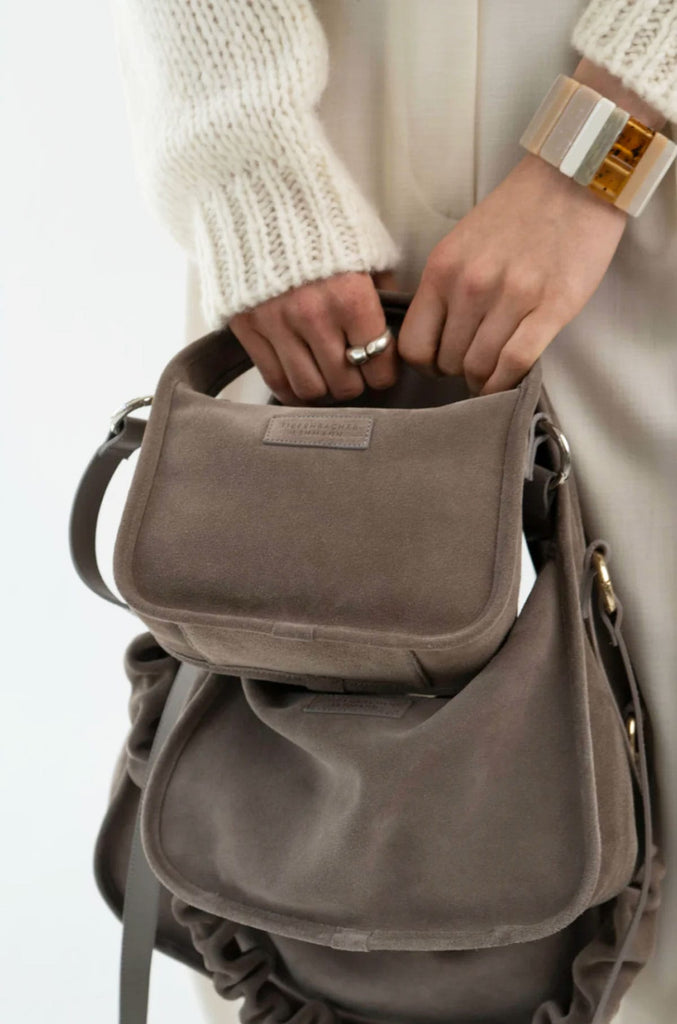 Brioche Bag, taupe, Ansicht vorne