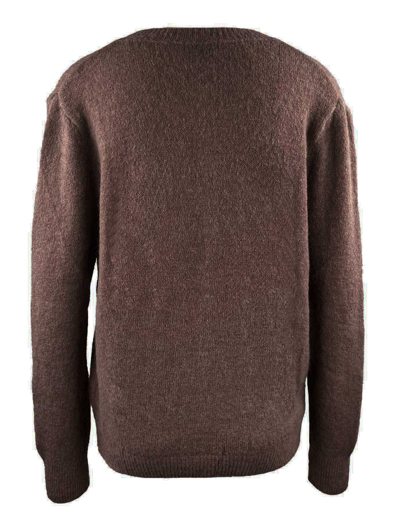 Strickjacke, braun, Ansicht hinten