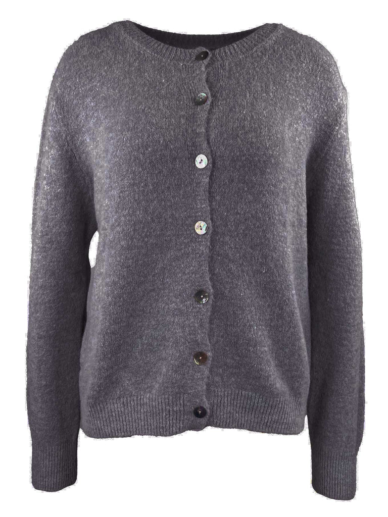 Strickjacke, grau, Ansicht vorne