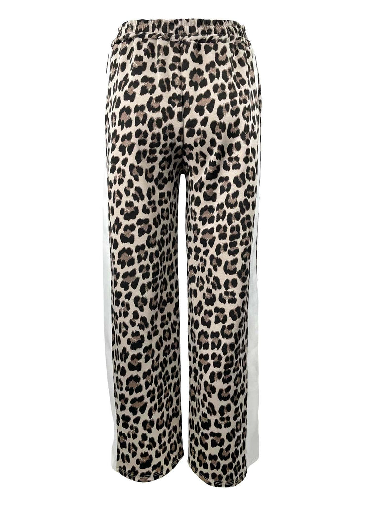 Sweathose Streifen leo creme, Ansicht hinten