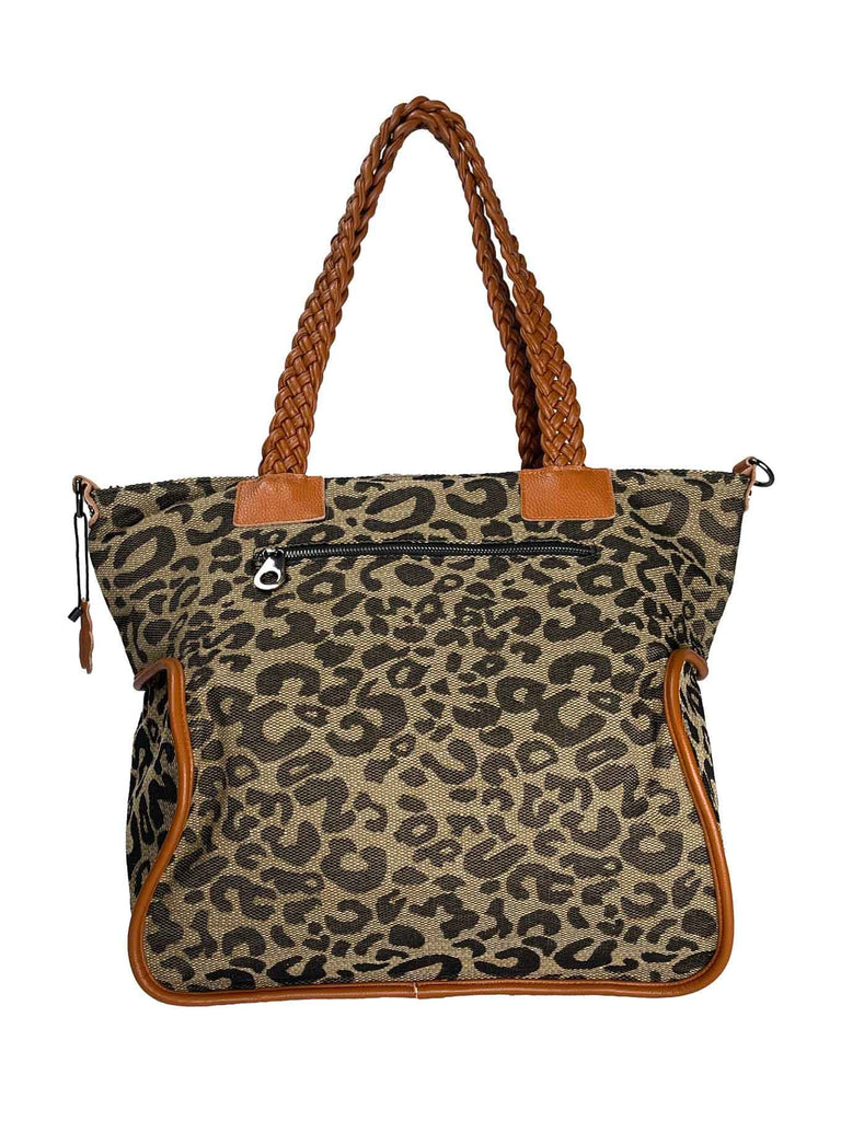 Shopper gemustert leo, Ansicht hinten