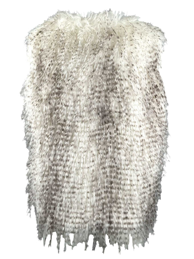 Weste Fakefur, Ansicht hinten