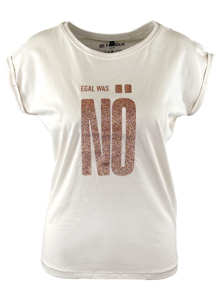 T-Shirt NÖ vintage weiß, Ansicht vorne