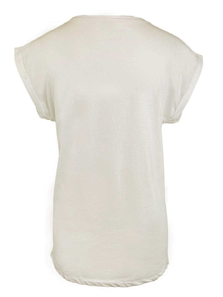 T-Shirt NÖ vintage weiß, Ansicht hinten