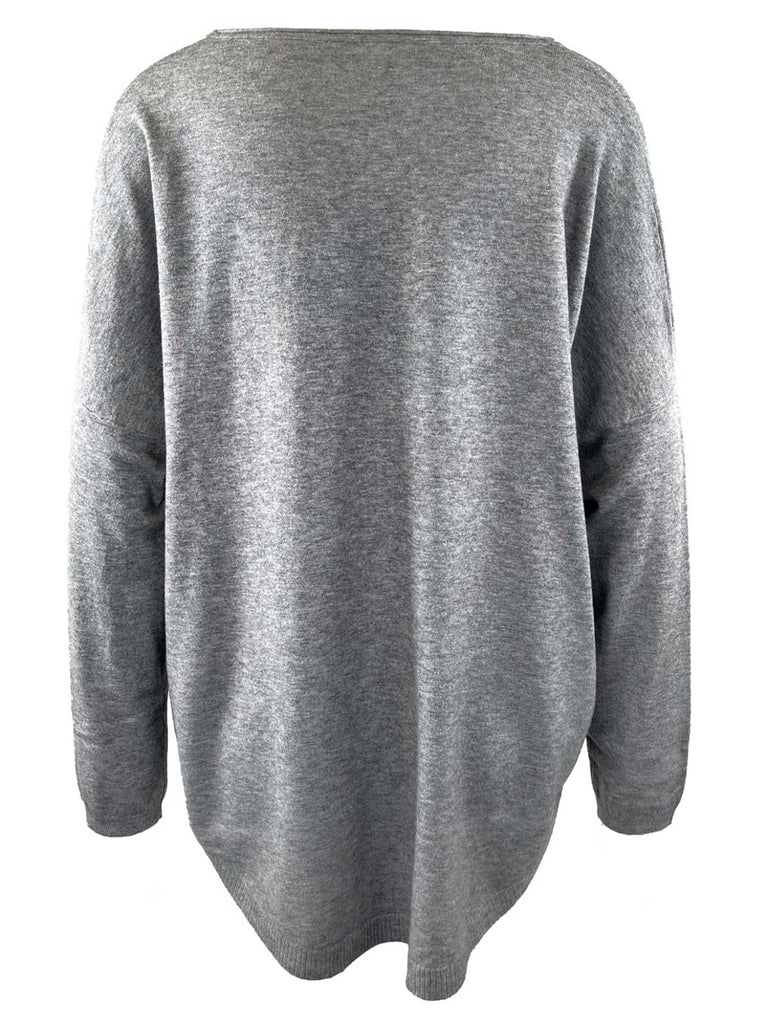Pullover Cosmic grau, Ansicht hinten