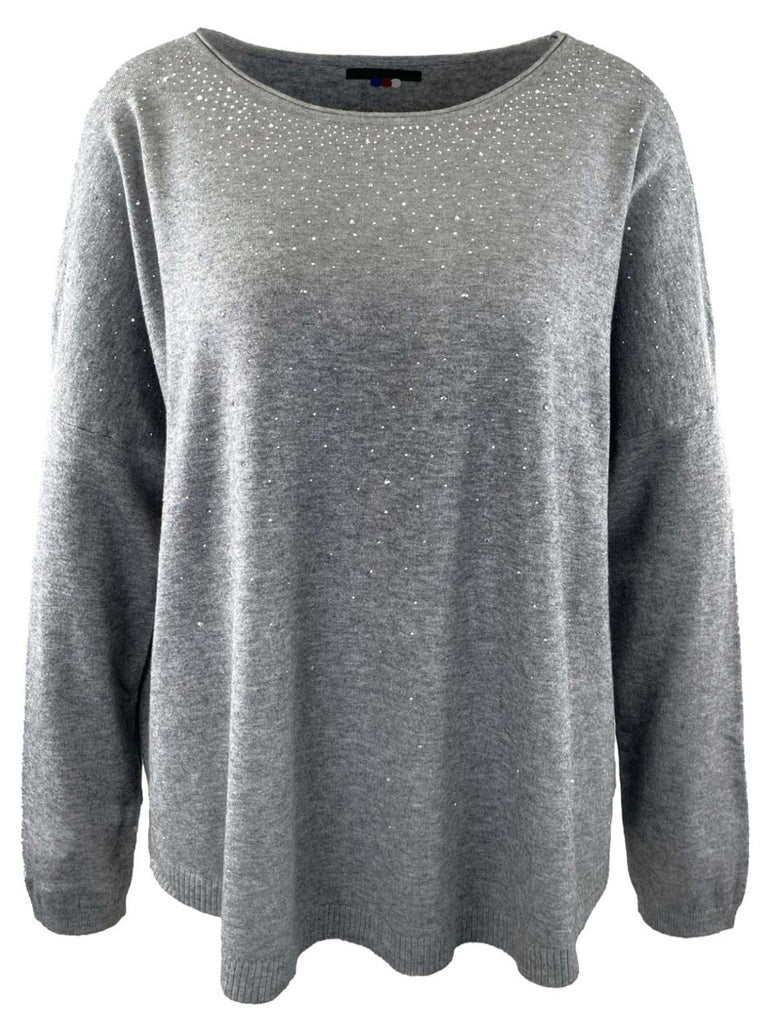 Pullover Cosmic grau, Ansicht vorne