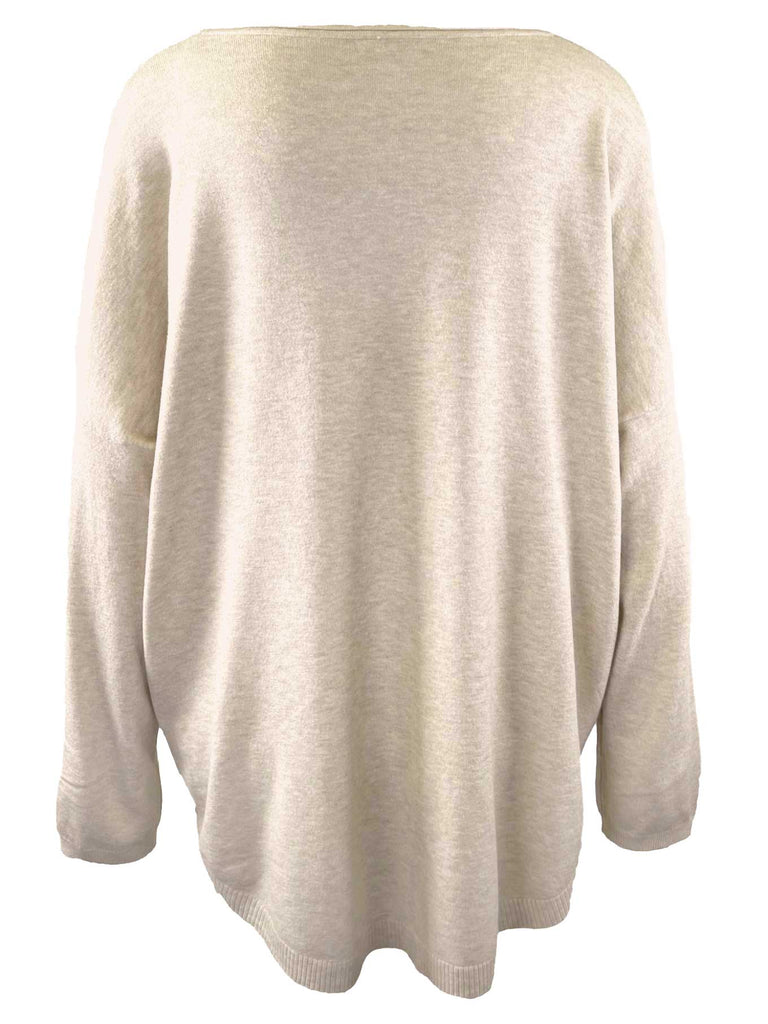 Pullover Cosmic beige, Ansicht hinten