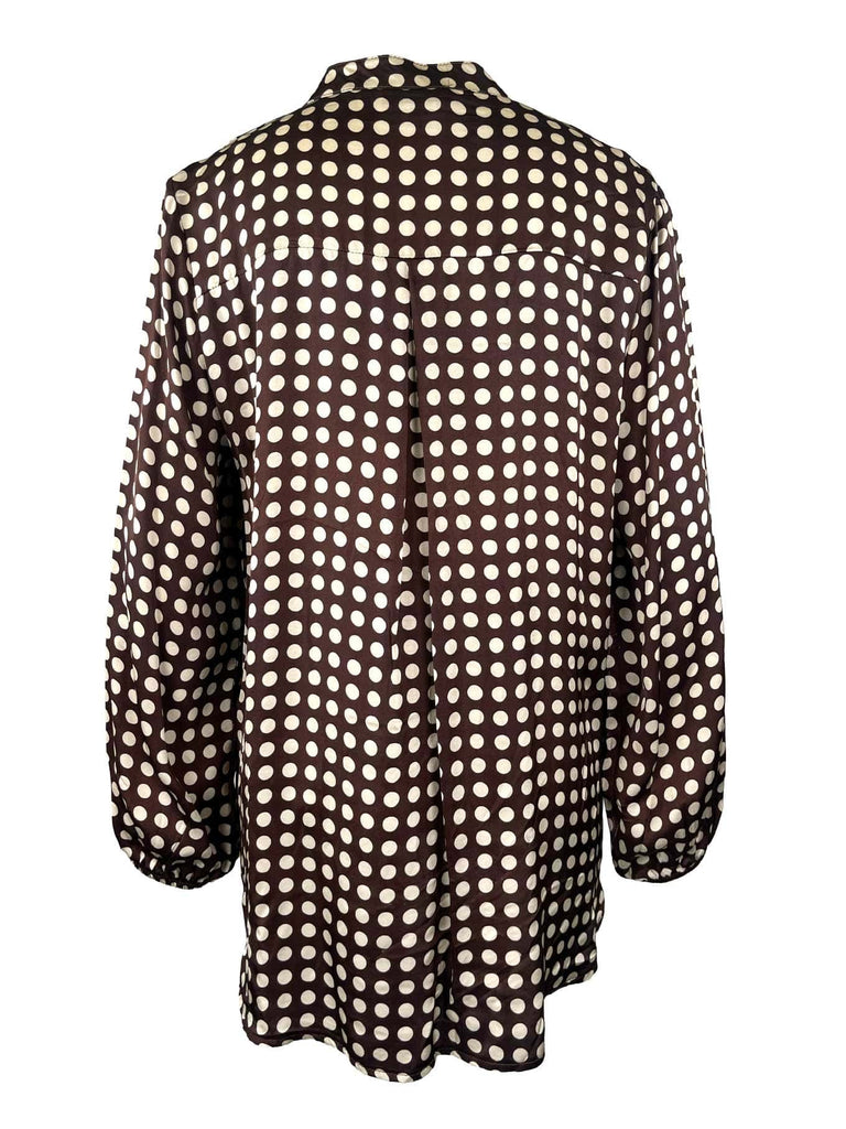 Tunika Antonia braun, Ansicht hinten