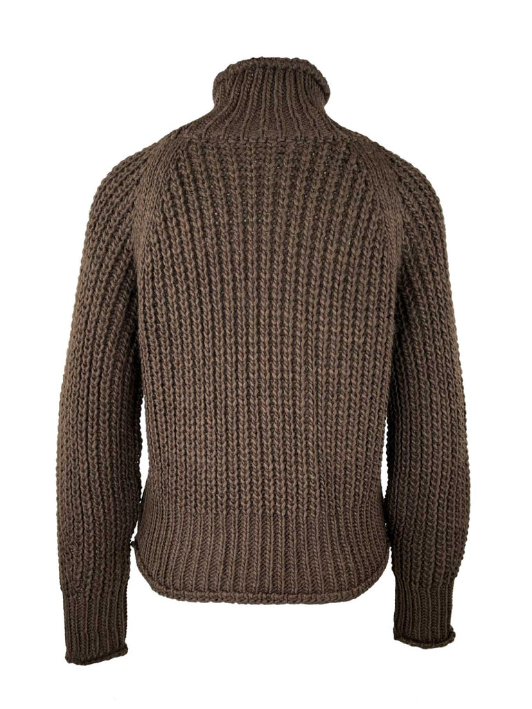 Pullover Mira schokobraun, Ansicht hinten