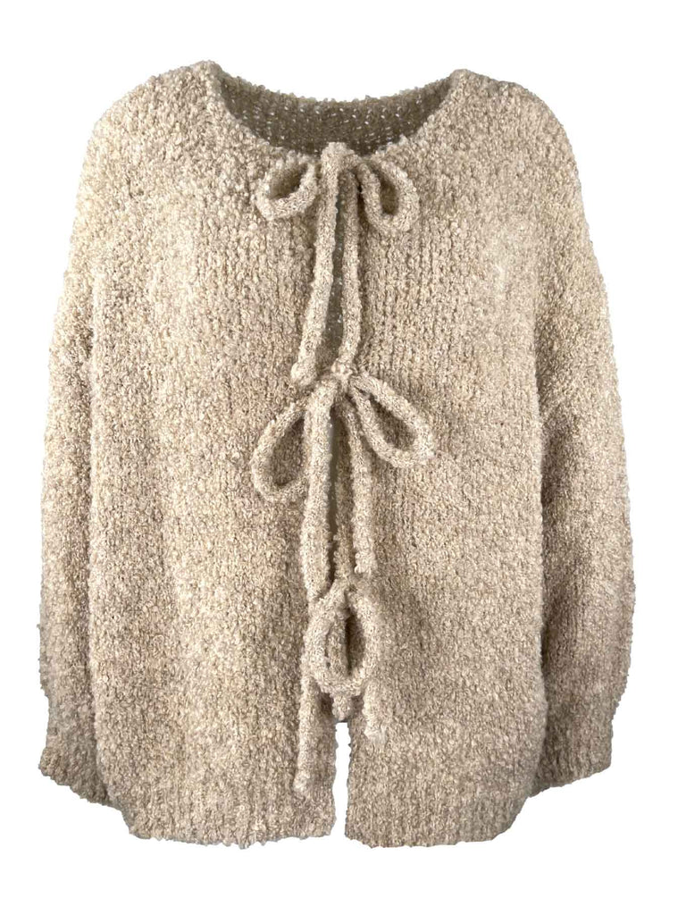 Strickjacke Milou beige, Ansicht vorne