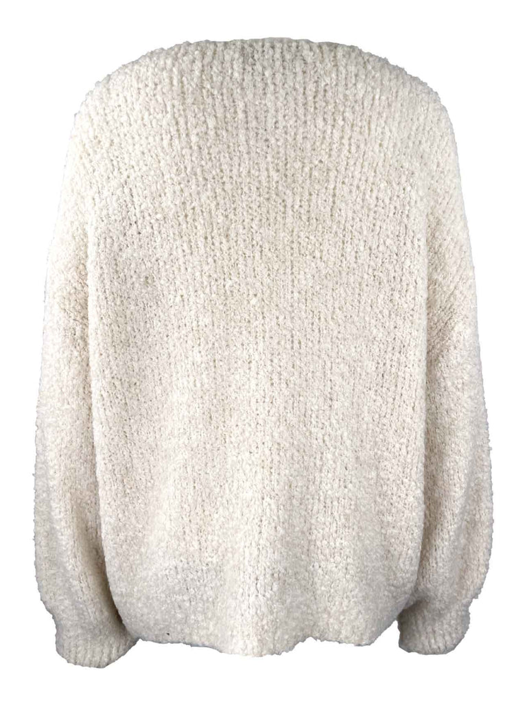 Strickjacke Milou creme, Ansicht hinten
