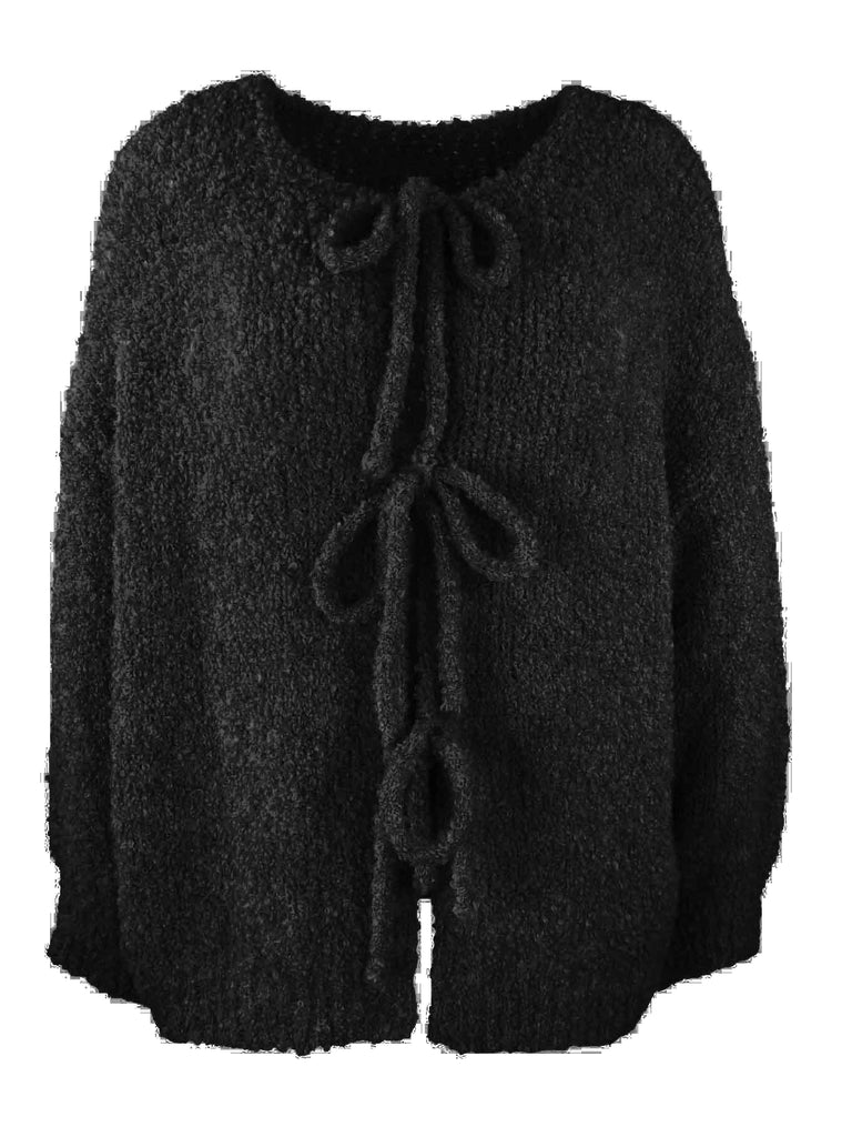 Strickjacke Milou schwarz, Ansicht vorne