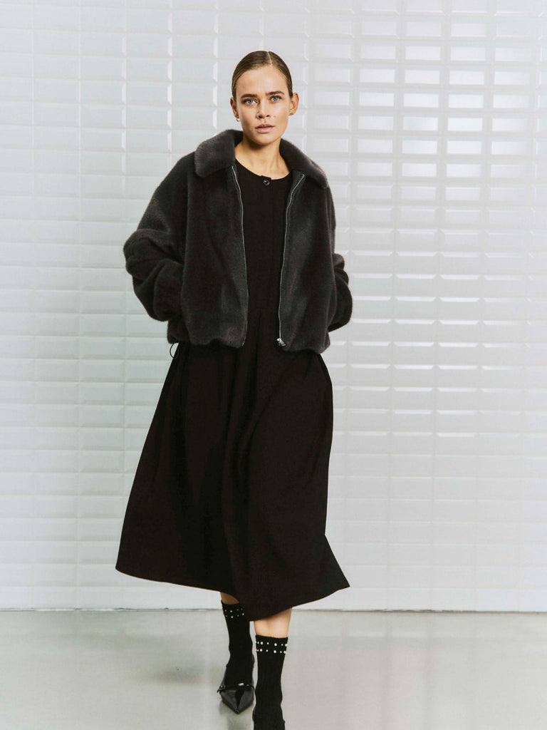 Jacke Nohr darkgrey, Ansicht vorne