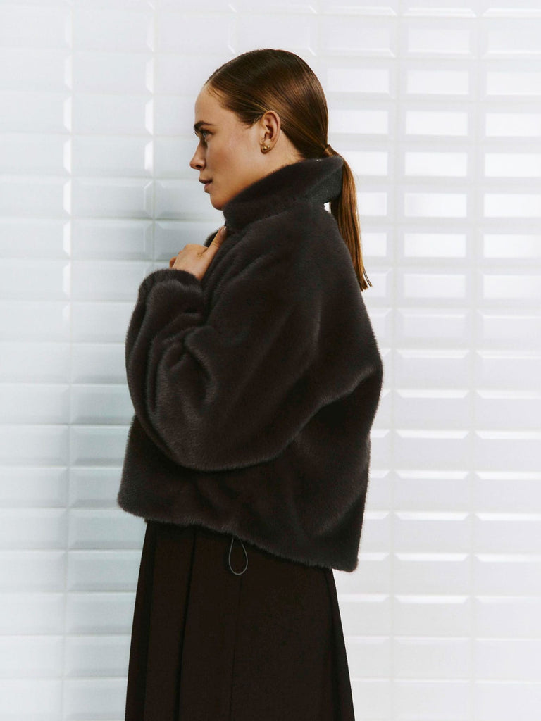 Jacke Nohr darkgrey, Ansicht seitlich