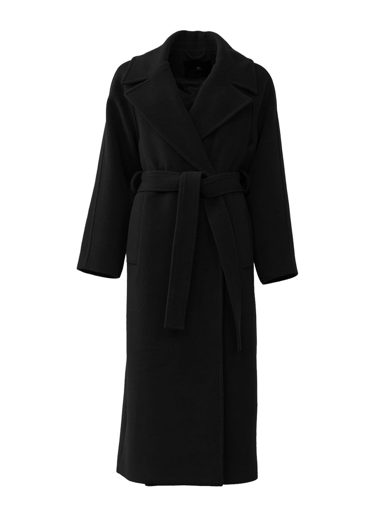 Mantel Brooklyn Wool black, Ansicht vorne