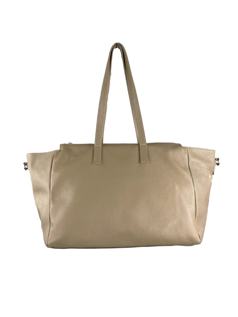 Shopper quer beige, Ansicht vorne