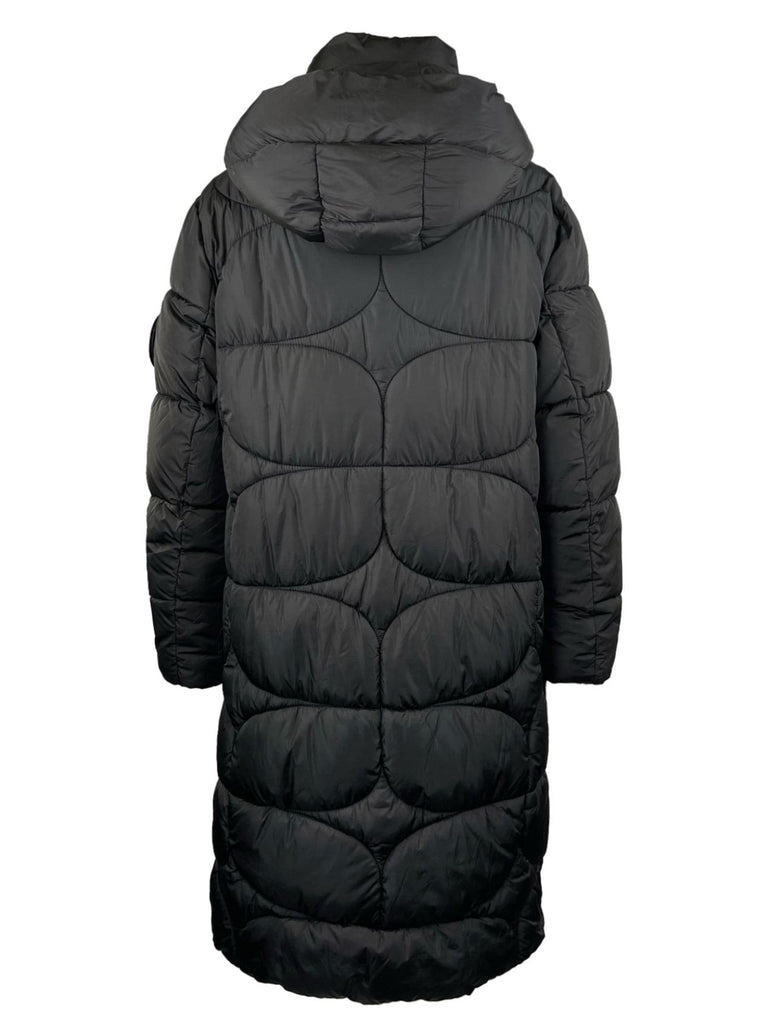 Steppjacke schwarz, Ansicht hinten