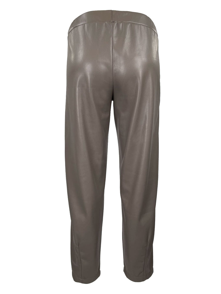 Hose Vegan taupe, Ansicht hinten