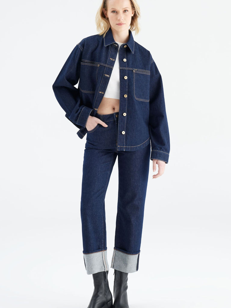 Jeansjacke Oversized Tamara raw, Ansicht vorn