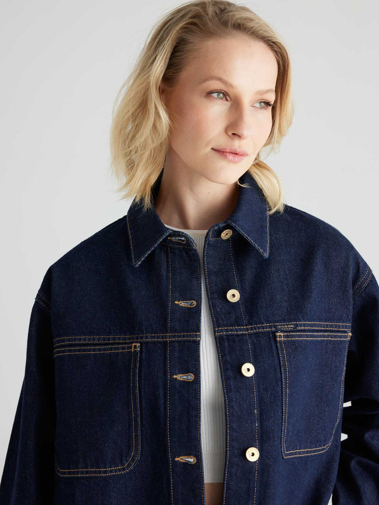 Jeansjacke Oversized Tamara raw, Ansicht Detail