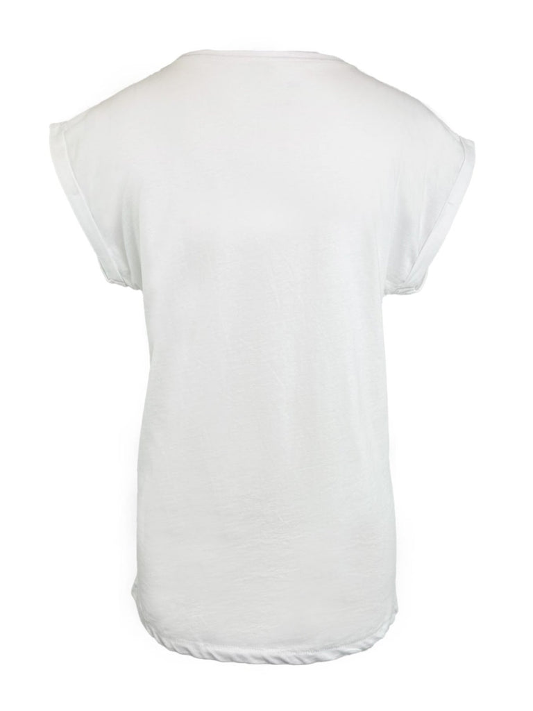 T-Shirt HÄ? weiß lilly, Ansicht hinten