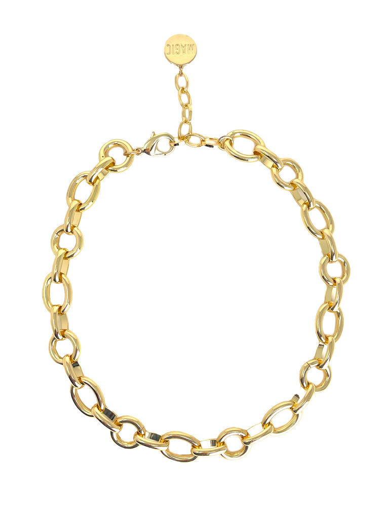 Gliederkette goldfarben, Ansicht gesamt
