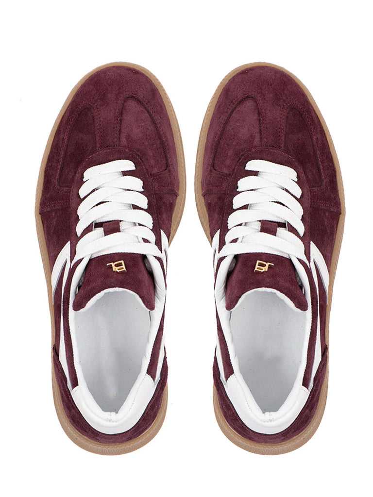 Sneaker Liva bordeaux white, Ansicht Paar oben