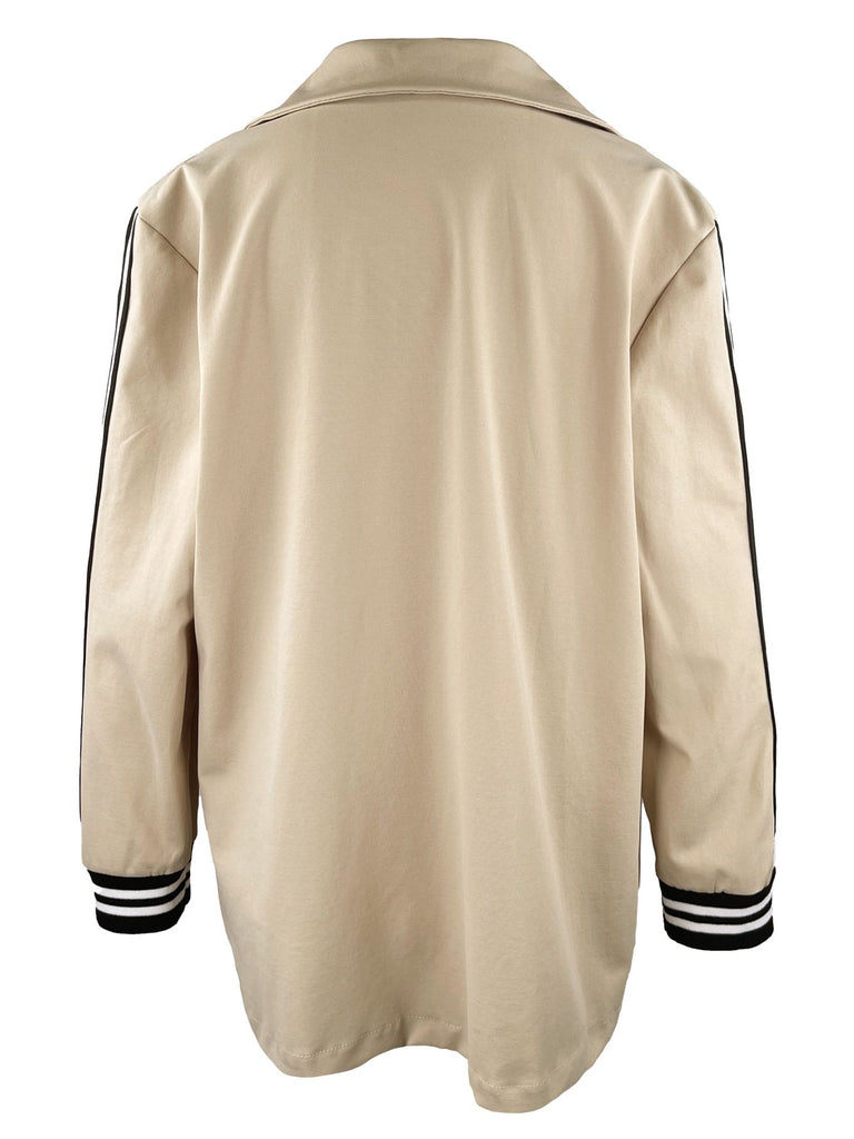 Blazer Sportstreifen beige, Ansicht hinten