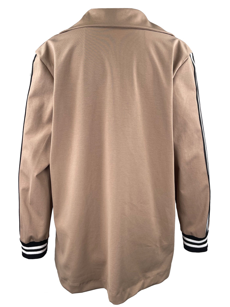 Blazer Sportstreifen braun, Ansicht hinten