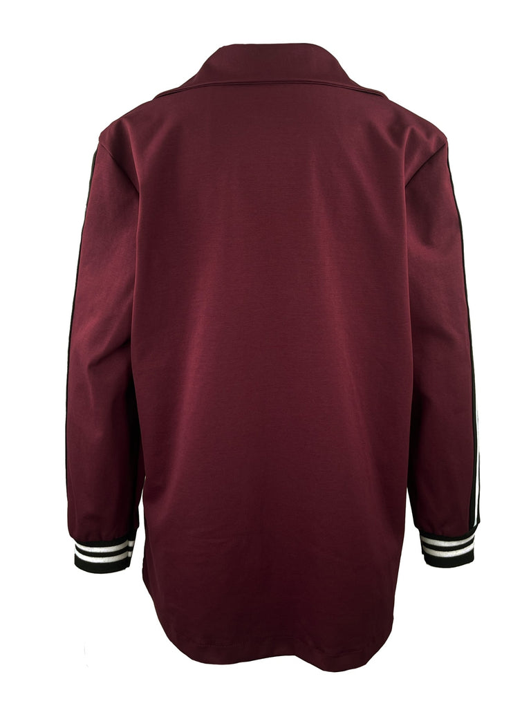 Blazer Sportstreifen burgund, Ansicht hinten