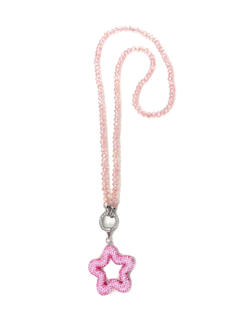 Kette Stern rosa, Ansicht gesamt