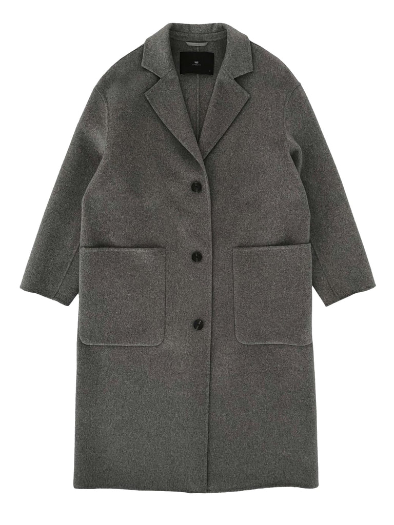 Mantel Celine grey melange, Ansicht vorn