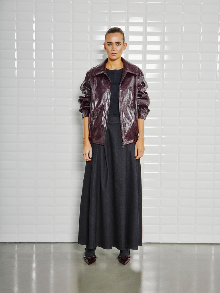 Jacke Gilian windsor wine, Trage-Ansicht vorn