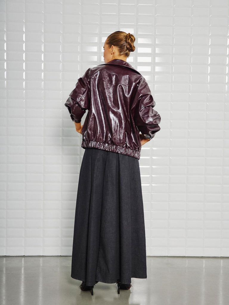 Jacke Gilian windsor wine, Trage-Ansicht hinten