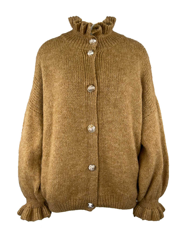 Strickjacke Goldknopf cookie, Ansicht vorn