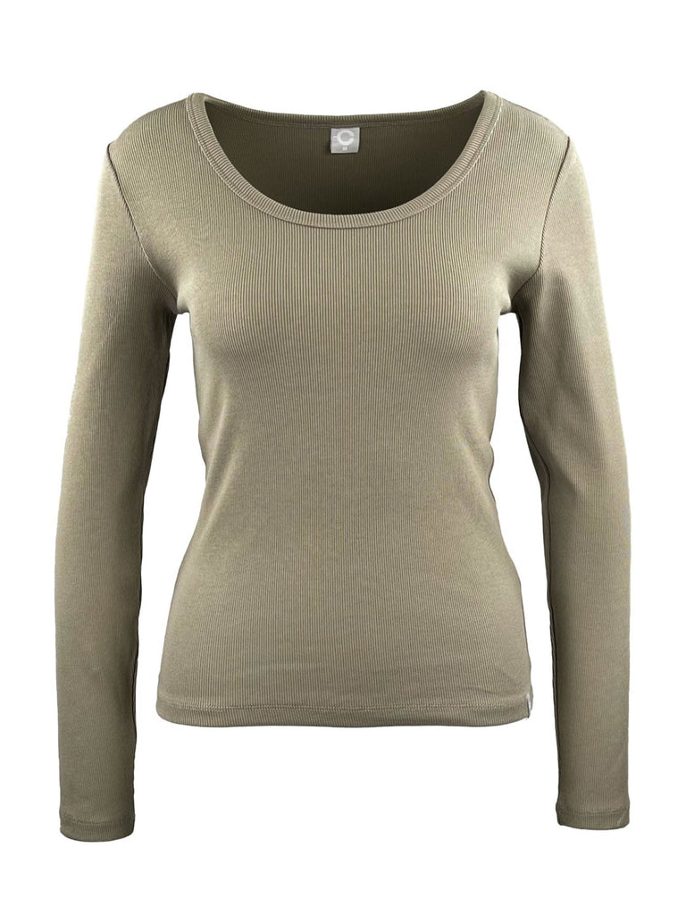 Shirt Langarm Dora sage, Ansicht vorn