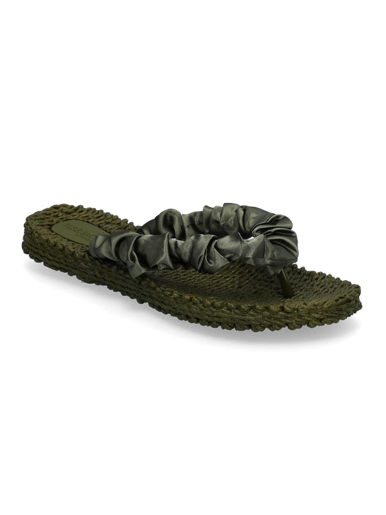 Flip Flop Cheerful 06-410 army, Ansicht vorn seitlich