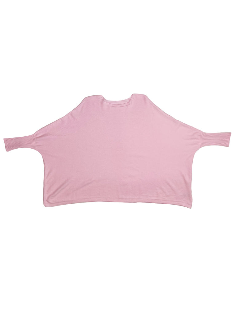 Pullover Ela rosa, Ansicht liegend vorn