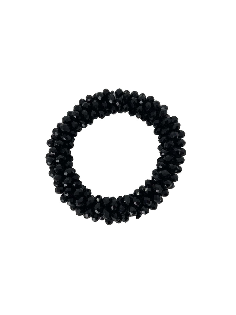 Armband glitzernd schwarz, Ansicht oben