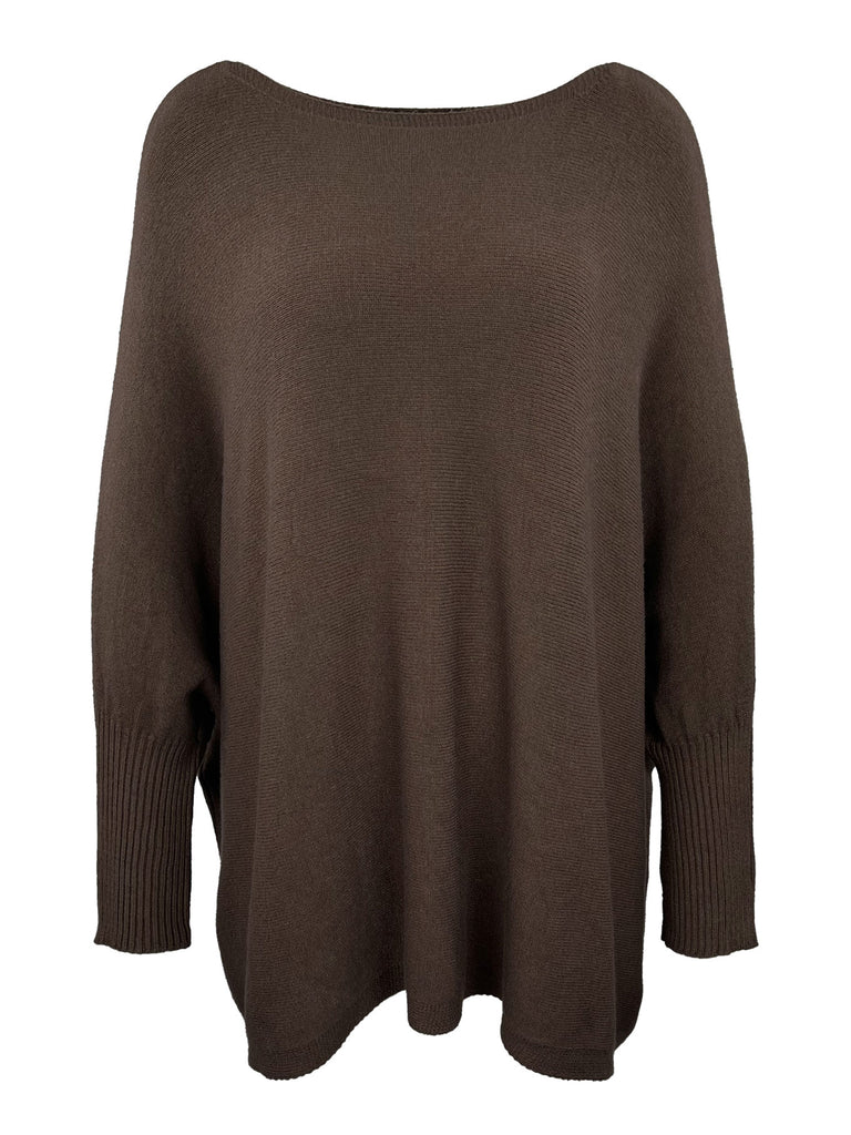 Pullover Ela braun, Ansicht vorn