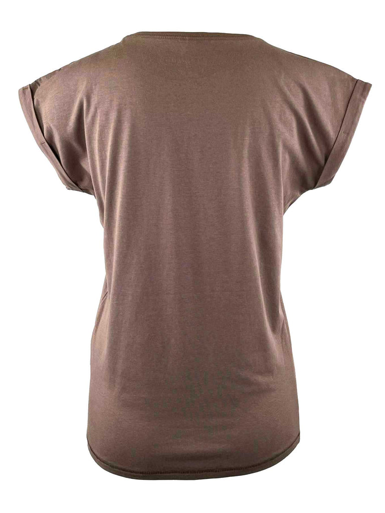 T-Shirt HEUTE mocha mousse, Ansicht hinten