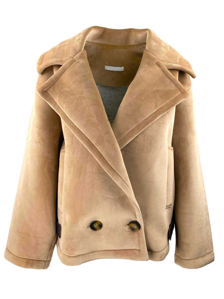 Biker Jacke caramel, Ansicht vorne