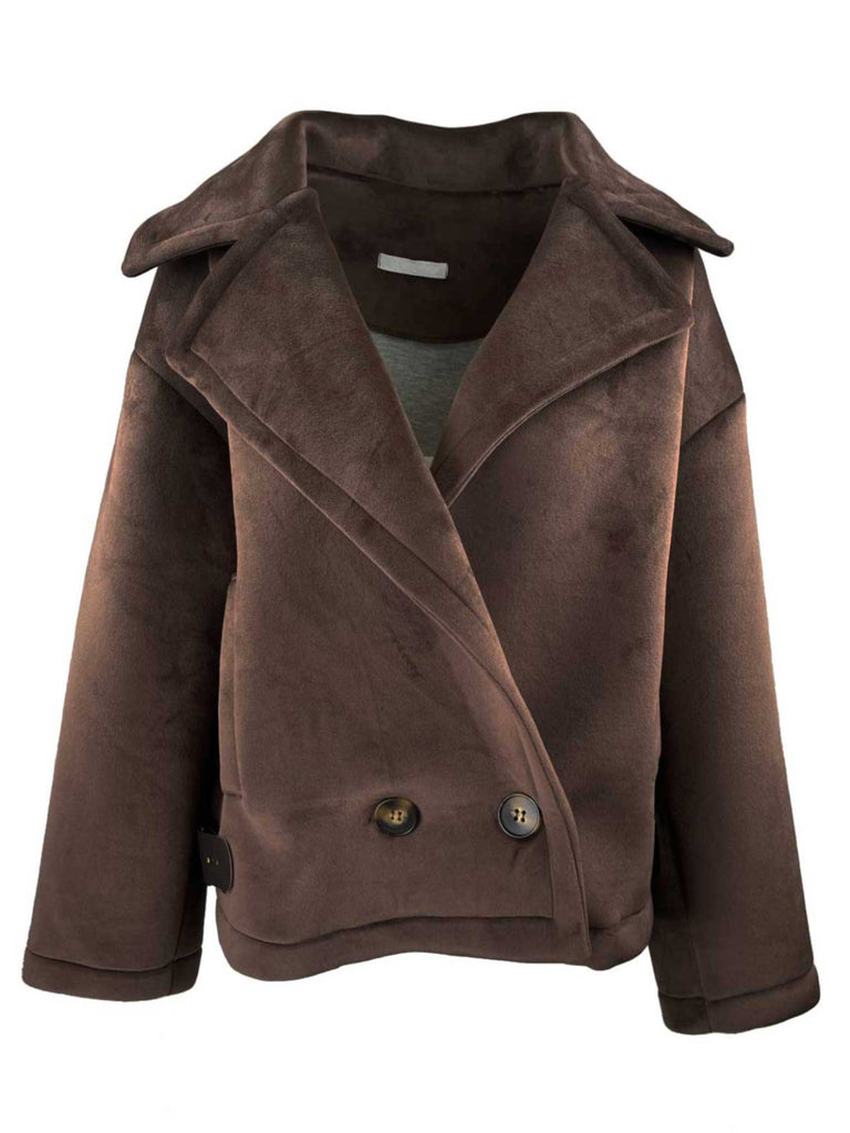 Biker Jacke braun, Ansicht vorne