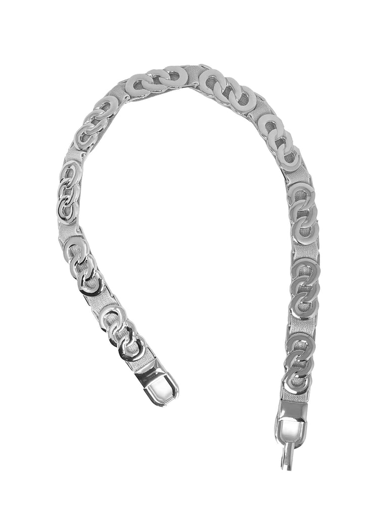 Gürtel Ringe silberfarben, Ansicht oben