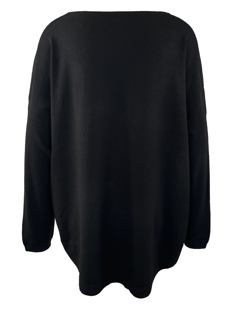Pullover Cosmic schwarz, Ansicht hinten