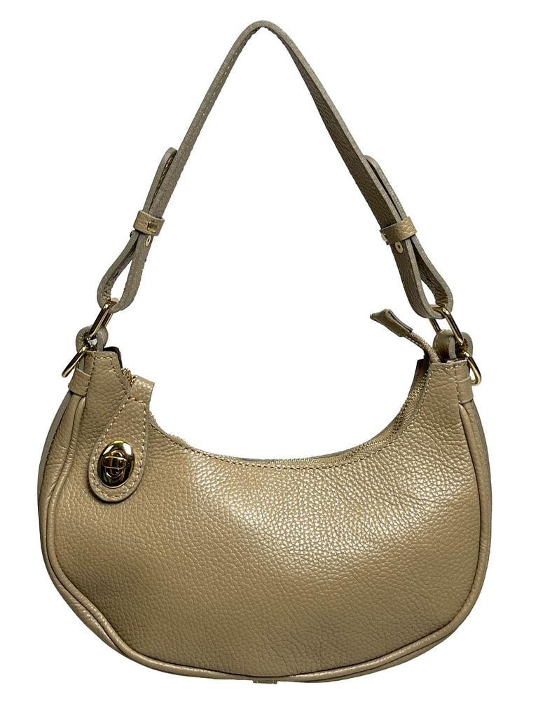 Tasche Banane beige, Ansicht vorn