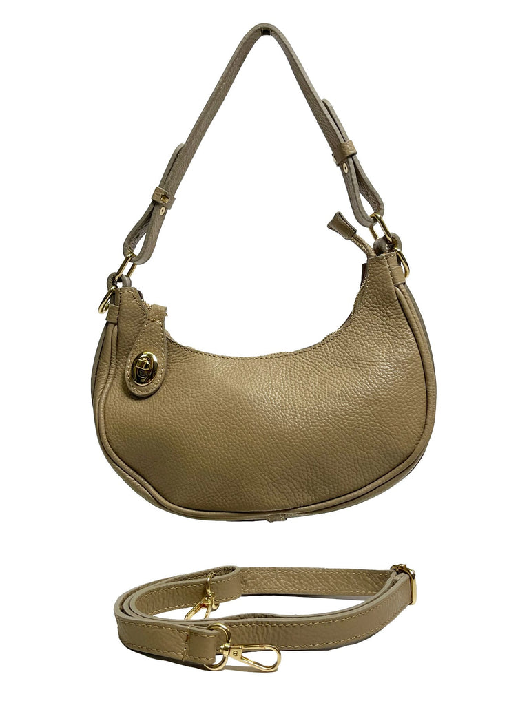 Tasche Banane beige, Ansicht vorn