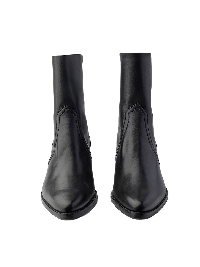 Stiefelette classic calf schwarz, Ansicht vorn