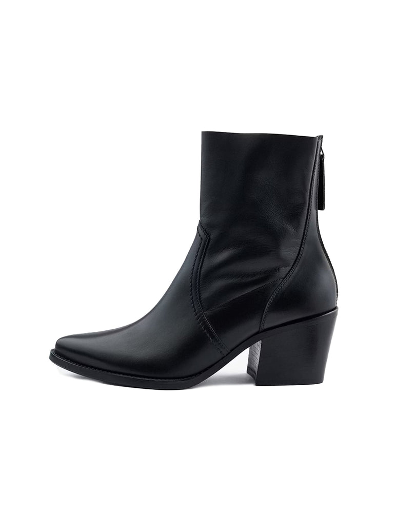 Stiefelette classic calf schwarz, Ansicht seitlich